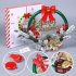 Christmas Luminous Garland With Night Light Door Hanging Rattan For Front Door Wall Window Farmhouse Decoration Christmas wreath 2