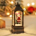 Christmas Luminous Retro Wind Lamp Ornament Hanging Night Light Santa
