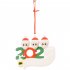 Christmas Ornament Kit with Mask Hanging Pendant Xmas Decor for Family  Mask Santa 3 heads