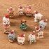Christmas  Ornaments Creative Mini Animal Shaped Christmas Tree Home Decoration Christmas tree