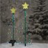 Christmas Outdoor Colorful LED Solar Light 2 Lighting Modes IP65 Waterproof Christmas Tree Light For New Year Garden Decoration yellow