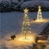 Christmas Outdoor Colorful LED Solar Light 2 Lighting Modes IP65 Waterproof Christmas Tree Light For New Year Garden Decoration color