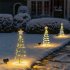 Christmas Outdoor Colorful LED Solar Light 2 Lighting Modes IP65 Waterproof Christmas Tree Light For New Year Garden Decoration color