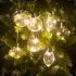 Christmas PET Special shaped Lamp Christmas Ball Luminous Christmas Tree Lighting Decoration G section