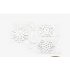 Christmas Party DecorationsHoliday 3D White Snowflake Hanging Garland Flags  Christmas Home Decor Holiday New Years Party Decoration  Ice white
