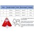 Christmas Pet Cat Dog Cloak Funny Dog Cat Costume Halloween Cat Clothing Cape Cute Christmas Clothes red M