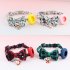 Christmas Pet Collar With Cute Bow Tie Quick Release Buckle Pet Neck Accessories For Small Medium Large Dogs Cats pink