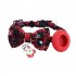 Christmas Pet Collar With Cute Bow Tie Quick Release Buckle Pet Neck Accessories For Small Medium Large Dogs Cats pink