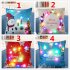 Christmas Pillow Cover with LED Lights Luminescent Cushion Covers Pillowcase for Christmas Supplies without Pillow Inner 