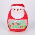 Christmas Plush Doll Soft Stuffed Santa Elk Plushie Cute Animal Plush Toys For Kids Birthday Christmas Gifts Decoration Gingerbread man 25cm