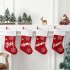 Christmas  Plush  Socks Non woven Christmas Party Pendants Christmas Gift Candy Bags Snowflake English socks HOHOHO