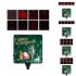 Christmas Projection Lamp Christmas Colored Lights Snowflakes Starry Sky Voice Control USB Mini Projection Light For Home Car Decoration Christmas Group A