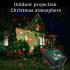 Christmas Projection Lamp Christmas Colored Lights Snowflakes Starry Sky Voice Control USB Mini Projection Light For Home Car Decoration Christmas Group A