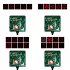 Christmas Projection Lamp Christmas Colored Lights Snowflakes Starry Sky Voice Control USB Mini Projection Light For Home Car Decoration Christmas Group A