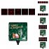 Christmas Projection Lamp Christmas Colored Lights Snowflakes Starry Sky Voice Control USB Mini Projection Light For Home Car Decoration Christmas Group A