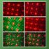 Christmas Projection Lamp Christmas Colored Lights Snowflakes Starry Sky Voice Control USB Mini Projection Light For Home Car Decoration Christmas Group A