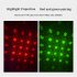 Christmas Projection Lamp Christmas Colored Lights Snowflakes Starry Sky Voice Control USB Mini Projection Light For Home Car Decoration Christmas Group A