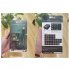 Christmas Projection Lamp Christmas Colored Lights Snowflakes Starry Sky Voice Control USB Mini Projection Light For Home Car Decoration Christmas Group A