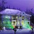 Christmas Projector Lights Outdoor Star Xmas Projector Lights Stage Landscape Lighting Garden Background Light Large color box US plug
