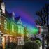 Christmas Projector Lights Outdoor Star Xmas Projector Lights Stage Landscape Lighting Garden Background Light Large color box US plug