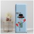 Christmas Refrigerator Decorations Reflective Santa Snowman Magnets Xmas Holiday Garage Fridge Decor