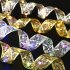 Christmas Ribbon Lights 4m 40 Led Lamp String Lights Weddings New Year Party Bronzing Gold Warm Light