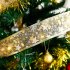 Christmas Ribbon Lights 4m 40 Led Lamp String Lights Weddings New Year Party Bronzing Gold Colorful Lights