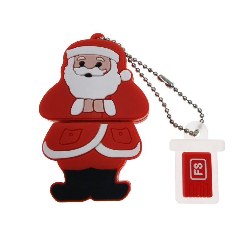 Christmas Santa Claus Design U Disk red_8GB