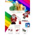 Christmas Santa Claus Design FoxSank 4GB 8GB 16GB 32GB 64GB 128GB USB Flash Drive USB 2 0 Waterproof U Disk red 8GB