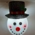 Christmas Snowman Light Cover Waterproof Energy Saving Sturdy Structure Easy Installation Outdoor Porch Lamp Christmas Gift Penguin  30 x 22 x 9CM 