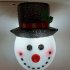 Christmas Snowman Light Cover Waterproof Energy Saving Sturdy Structure Easy Installation Outdoor Porch Lamp Christmas Gift elderly 30 x 23 x 10CM