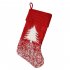 Christmas  Stocking Christmas Tree Snowflake Elk Kids Gift Candy Bag For Christmas Decorations Elk