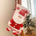 Christmas  Stocking Snowman Santa Claus For Christmas Tree Decoration Candy Bag Gift W508 Santa Claus