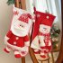 Christmas  Stocking Snowman Santa Claus For Christmas Tree Decoration Candy Bag Gift W507 Snowman