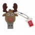 Christmas Style Cute Deer Design FoxSank USB Flash Drive USB 2 0 Waterproof U DISK   8GB