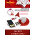 Christmas Style Flash Drive USB U DISK red 64GB