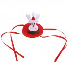 Christmas Style Pet Hat Santa Elk Headgear Christmas Celebration Pet Headwear Christmas deer cap