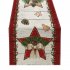 Christmas Table Runner Ornament Waterproof Non Fading Linen Fabric Table Cover For 4 6 People Table  33cmx180cm 13    72 Inches  ZQ15 3