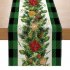 Christmas Table Runner Ornament Waterproof Non Fading Linen Fabric Table Cover For 4 6 People Table  33cmx180cm 13    72 Inches  ZQ15 7