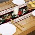 Christmas Table Runner Ornament Waterproof Non Fading Linen Fabric Table Cover For 4 6 People Table  33cmx180cm 13    72 Inches  ZQ15 7