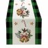 Christmas Table Runner Ornament Waterproof Non Fading Linen Fabric Table Cover For 4 6 People Table  33cmx180cm 13    72 Inches  ZQ15 6