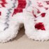 Christmas Throw Blanket For Couch Bed Thickened Reindeer Pattern Christmas Sherpa Blanket Home Decoration 152 x 127cm