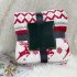 Christmas Throw Blanket For Couch Bed Thickened Reindeer Pattern Christmas Sherpa Blanket Home Decoration 152 x 127cm