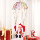 Christmas Toys Creative Ceiling Hanging Electric Music Parachute Santa Claus Tumbling Dance Tumbling with music