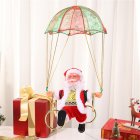 Christmas Toys Creative Ceiling Hanging Music Parachute Santa Claus Tumbling