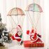 Christmas Toys Creative Ceiling Hanging Electric Music Parachute Santa Claus Tumbling Dance Tumbling with music