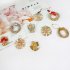 Christmas Tree Decorations Christmas Angel Wreath Ornaments for Home Xmas New Year Straw Decoration Silver