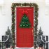 Christmas  Tree Door Hanging Decoration Cloth Art Door Hanging Garland Ornaments as picture show