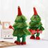 Christmas Tree Electric Plush Toys Funny Singing Dancing Music Xmas Tree Doll Toy dancing christmas elk