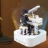Christmas Tree Lighting Building Blocks Music Boxes Electric Figure Doll Building Bricks Rotating Music Boxes For Kids Birthday Xmas Gifts 100216